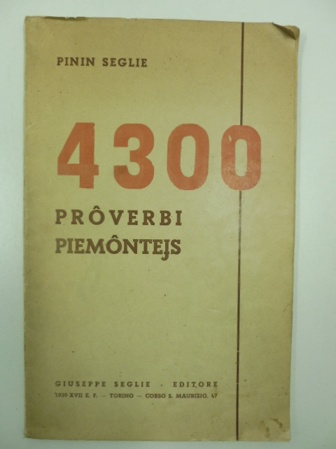 4300 proverbi piemontejs